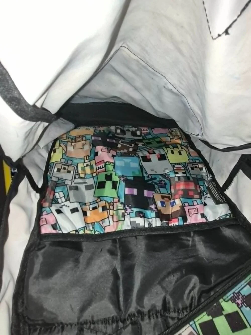 Minecraft Character Chibi Video Game Backpack